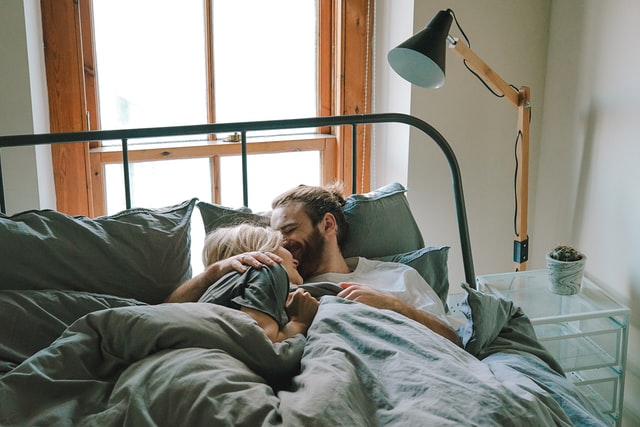 Couple in bed